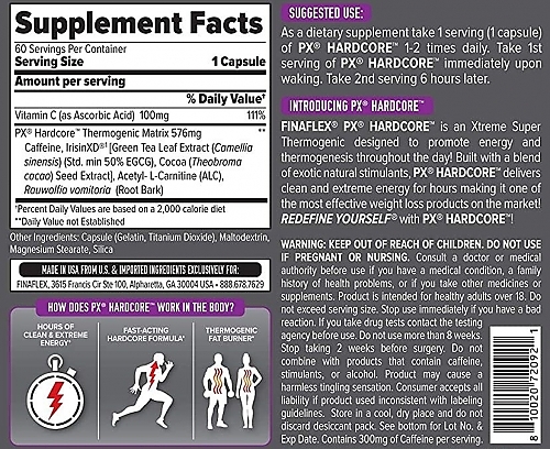 PX-Hardcore-Supplement-Facts